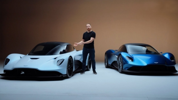 Top Gear checkt de gloednieuwe Aston Martin Vanquish en AM-RB 003