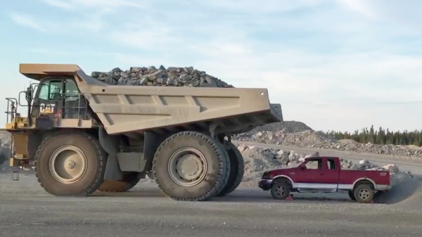Caterpillar 777 versus Ford F-150: place your bets