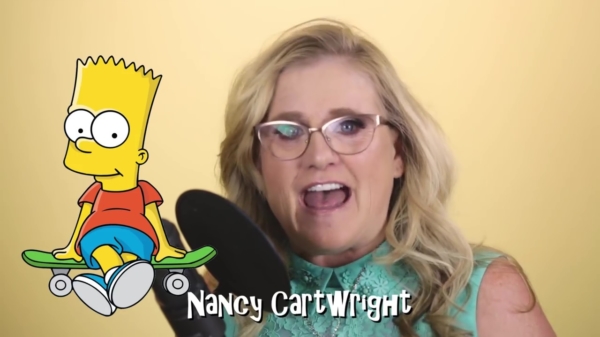 Stemactrice Nancy Cartwright doet al haar 7 Simpsons-personages in 36 seconden