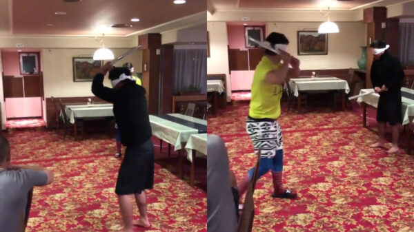 Oud-Chinees blinddoekmeppen mag wat ons betreft een Olympische sport worden