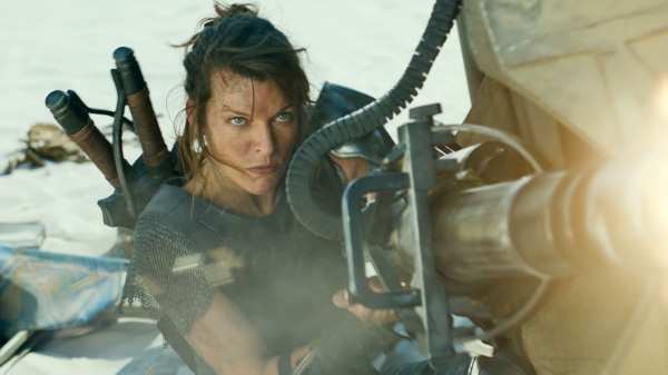 Milla Jovovich neemt het op tegen reuzenmonsters in film Monster Hunter