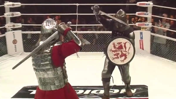 M-1 Medieval is Middeleeuwse MMA met een hoop barbaars wapengekletter