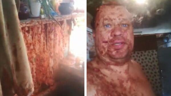 Rus verft tijdens het brouwen meteen even zijn hele huiskamer