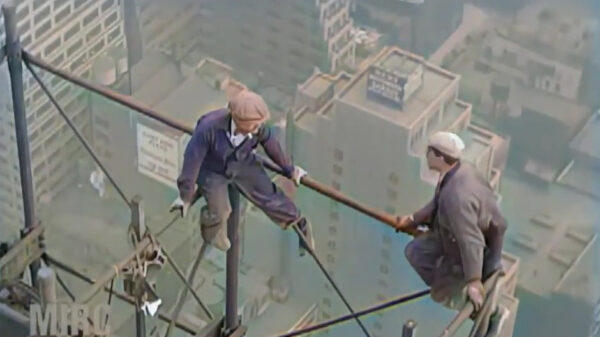 De veiligheidsvoorschriften voor de bouw waren 91 jaar geleden wel iets anders