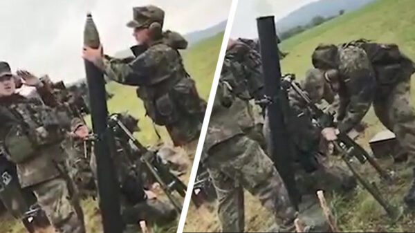 Wat je tijdens een mortierlancering nooit wil zien