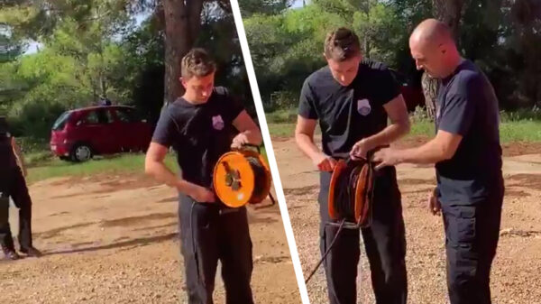 Als je kabels op moet rollen maar per uur betaald krijgt