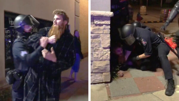 Als je je in Amerika niet aan de avondklok houdt krijg je 6 agressieve agenten in je nek