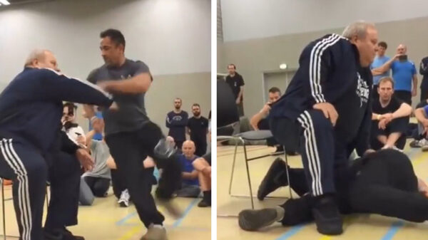 Dit is waarschijnlijk de meest luie vechtsportles die je OOIT gezien hebt