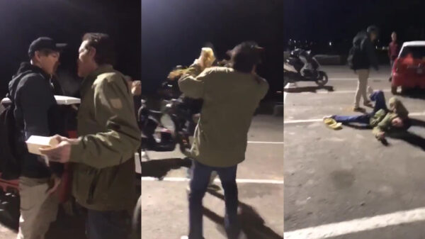 Patat-etende pestkop kiest de verkeerde scholier uit om te treiteren