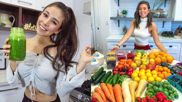 Vegan trutje met 3 miljoen volgers wordt betrapt tijdens het eten van een lekker visje