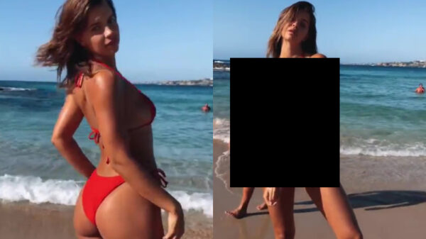 Fotoshoot Instagrammodel Kristina Mendonca verpest door voorbijganger