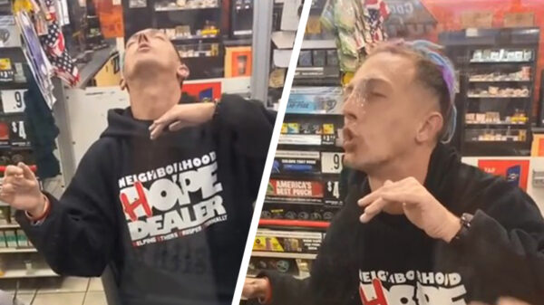 Tankstationmedewerker is zo het padje af dat 'ie denkt dat hij borstvoeding krijgt