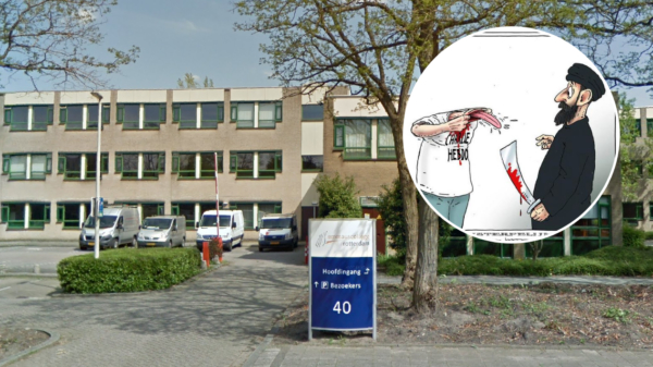 Rotterdamse docent ondergedoken vanwege bedreigingen over, jawel, een cartoon