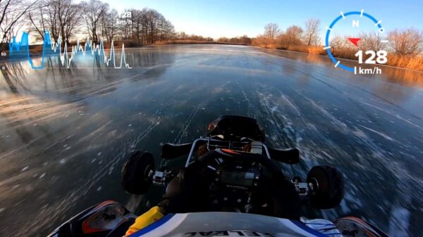 Vergeet de Elfstedentocht, wij willen met een kart over bevroren rivieren knallen