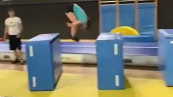 Trampolieneke komt niet helemaal uit zoals gepland