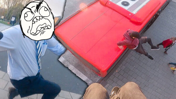 Buschauffeur in Spijkenisse PISLINK nadat freerunners op z'n bus springen