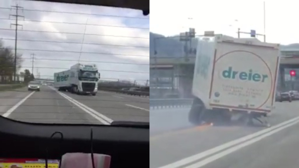 Poolse vrachtwagenchauffeur bewijst dat je helemaal geen achteras nodig hebt