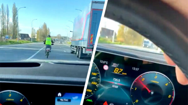 Miep miep: fietser jakkert met 87 km/u over Belgische wegen maar krijgt geen boete