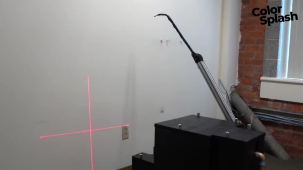De Color Splash-robot verft je huis door middel van kunstmatige intelligentie