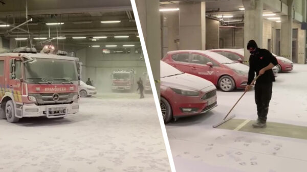 Dankzij ongelukje in Antwerpse brandweercentrale kan de kerst nu echt beginnen