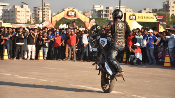 Dat is een keurige wheelie-strike