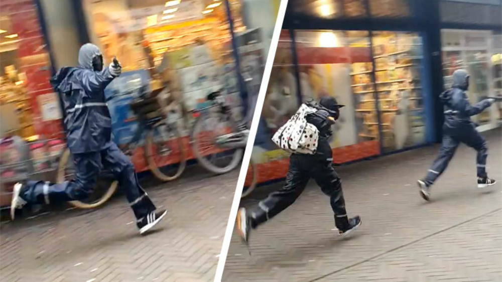 Heerlijk. Held trekt sleutel uit scooter en filmt vluchtende overvallers in Almere