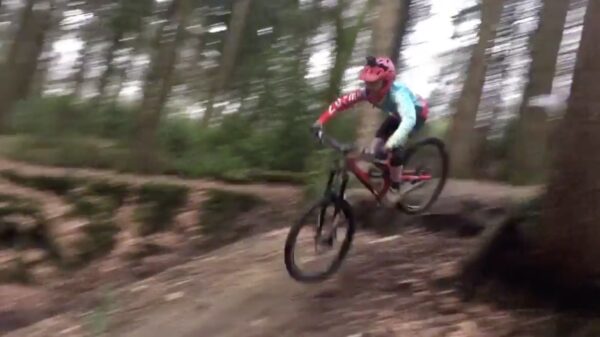 BMX-bink is gek op aardrijkskunde