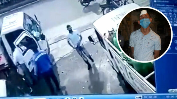 Karma voor Venezolaanse straatcrimineel die gastank kopt