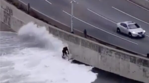 Soms is een stukje afsnijden met de fiets niet het beste plan van de dag