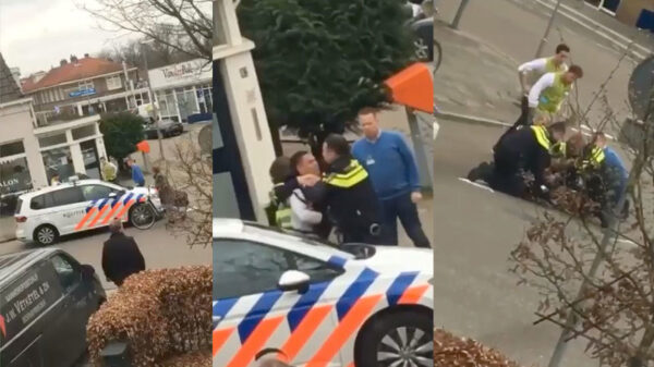 Vermeende winkeldief jat dienstwapen van agent in Almelo