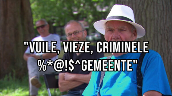 Aad steekt zijn mening over de gemeente Gouda niet onder stoelen of banken