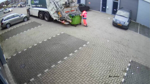 Containertje kiepen op je eerste werkdag is altijd even wennen