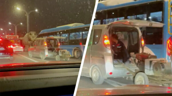 Ondertussen in China: als je geen trekhaak maar wel vrienden hebt