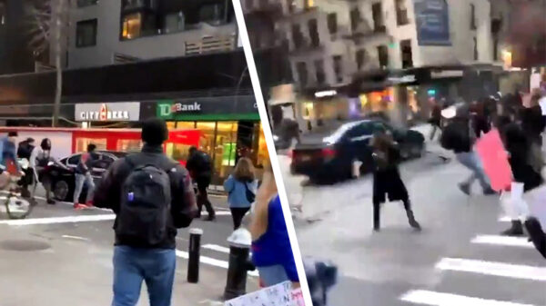 Meerdere mensen gewond nadat idioot op BLM-demonstranten inrijdt