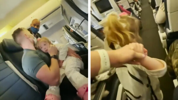 Jouw 2-jarige dochter doet geen mondkapje op? Hup, het vliegtuig uit!