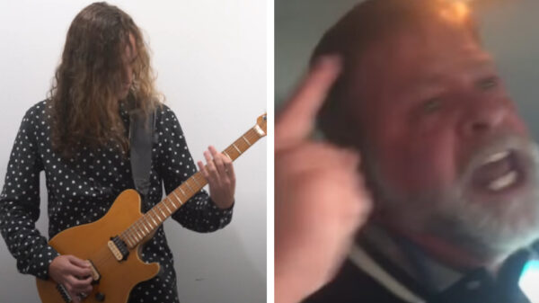 Ook de flippende Uberchauffeur krijgt de harde metalbehandeling