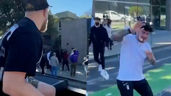 Jake Paul vs teamgenoot McGregor tijdens drive-by: "Pak aan, trut!"