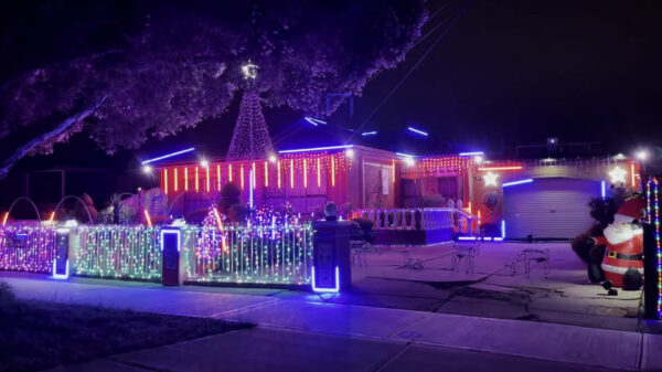 Aan deze kerstversiering kan Defqon.1 een puntje zuigen