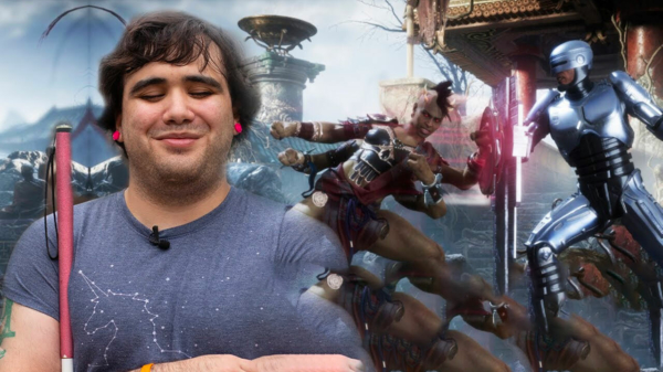 Blinde gamer trapt iedereen in elkaar tijdens een potje Mortal Kombat
