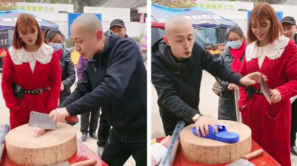 Chinese messenverkoper weet IEDEREEN te overtuigen