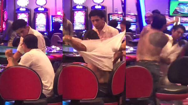 Karma: Chinese Hulk Hogan krijgt klop tijdens gevecht in casino