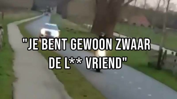 LOL: politie gebruikt duidelijke taal tijdens scooterachtervolging