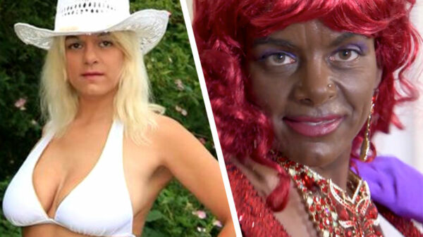 De 32-jarige Duitse Martina gaat nu door het leven als de zwarte Jessica Rabbit