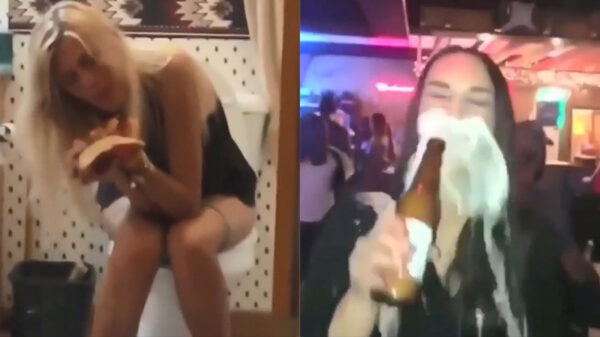 Sommige chicks kunnen maar beter van de alcohol afblijven!