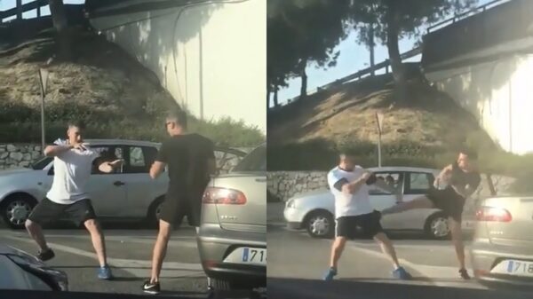Spaanse straatvechters lossen road rage op met hun Street Fighter-skills