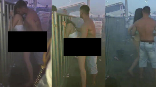 Festivalbeveiliger is tevens een vakkundig cockblocker