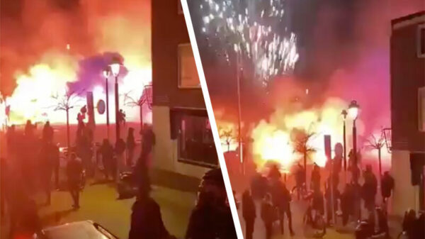 Ook Katwijk aan Zee was het toonbeeld van een rustig verlopen Oud & Nieuw