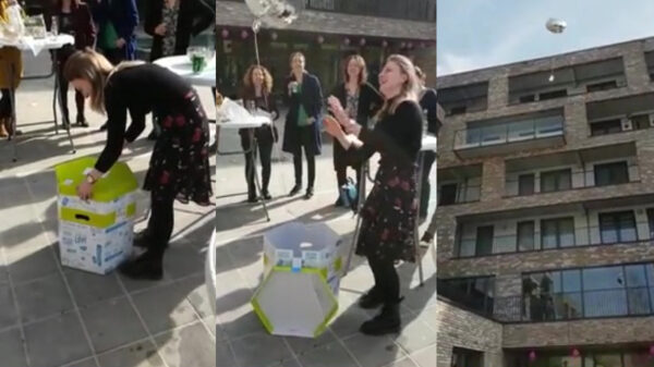 Concertkaartjes aan een heliumballon binden blijkt een enorm slecht idee