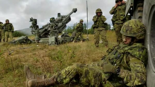 Soldaten maken hun collega behoorlijk hardhandig wakker