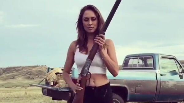 Zo, die is goed met een wapen